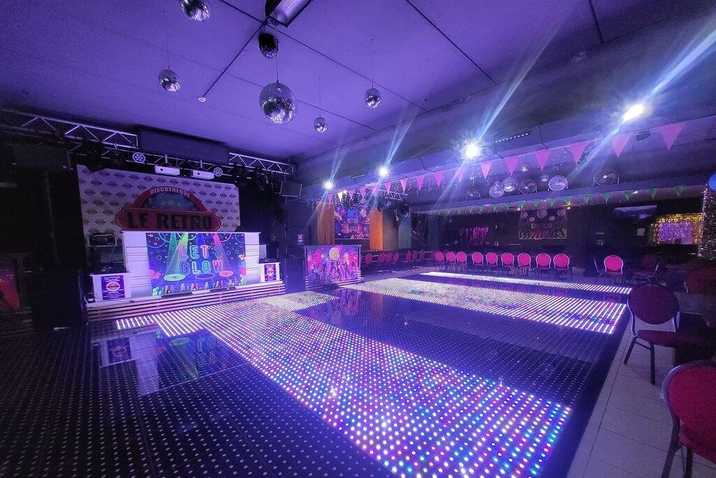 piste de danse extra lumineuse